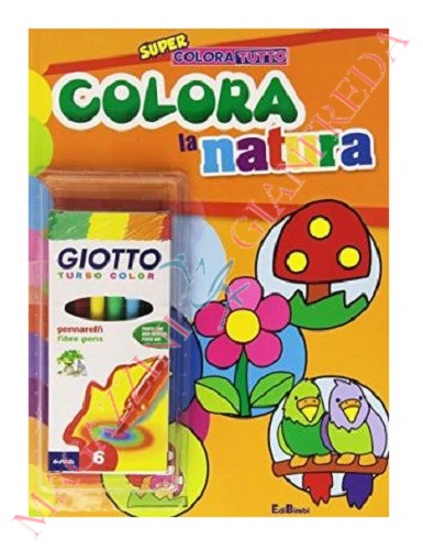 LIBRO DA COLORARE - COLORA LA NATURA